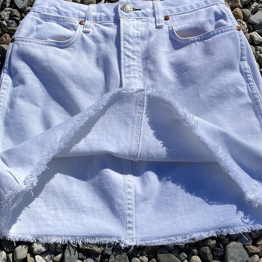 Rag & Bone Moss Denim Skirt - Picture 9 of 13